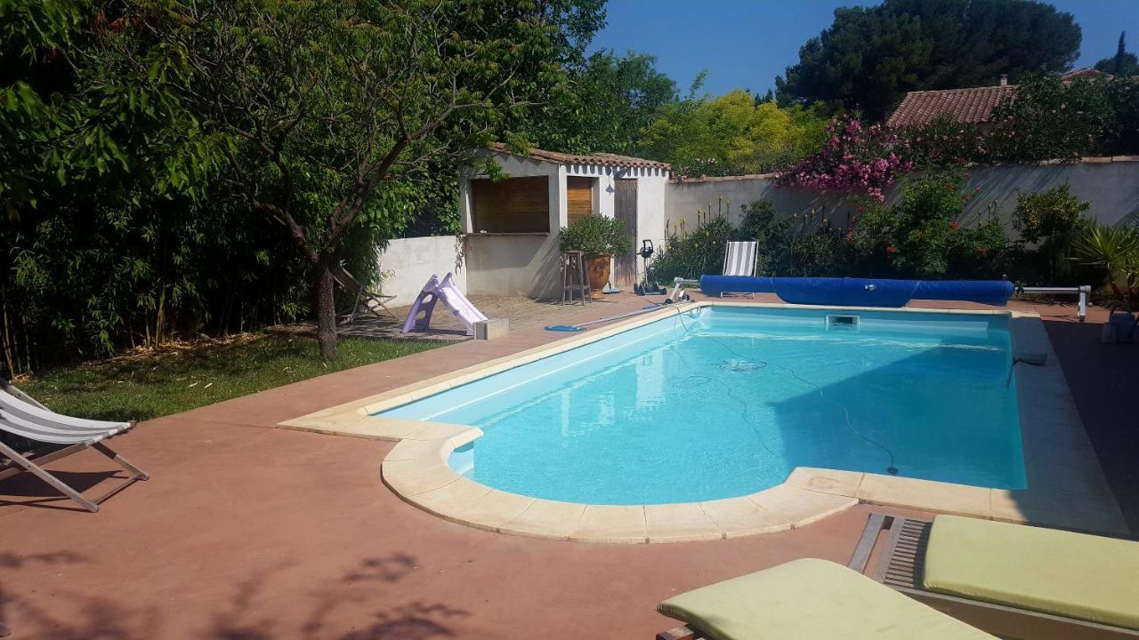 Studio Dans La Villa Les Cigales Лезиньян-Корбьер Экстерьер фото