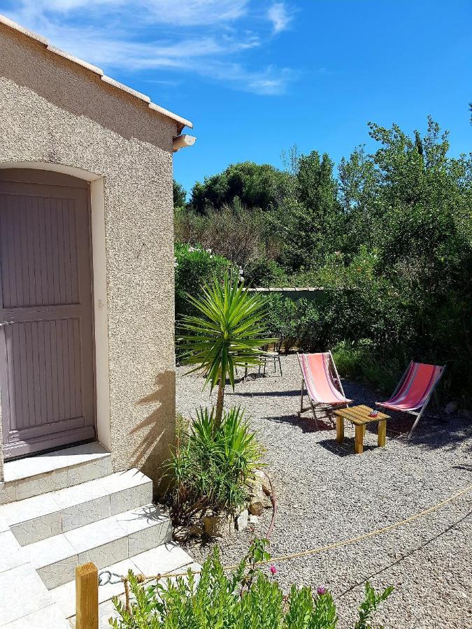 Studio Dans La Villa Les Cigales Лезиньян-Корбьер Экстерьер фото